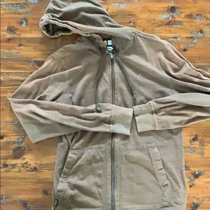 Rusty men’s small full zip hoodie sweatshirt